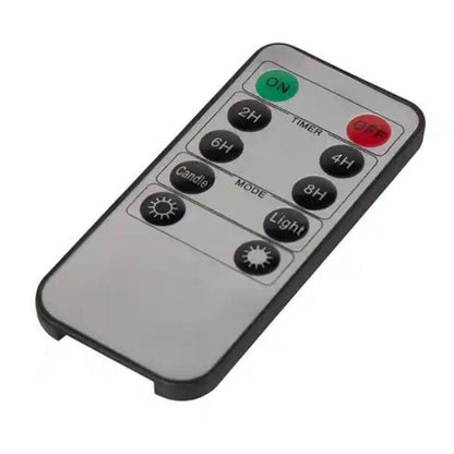 LED Taper Candles with Remote - Set of 6 Flameless Battery Candles